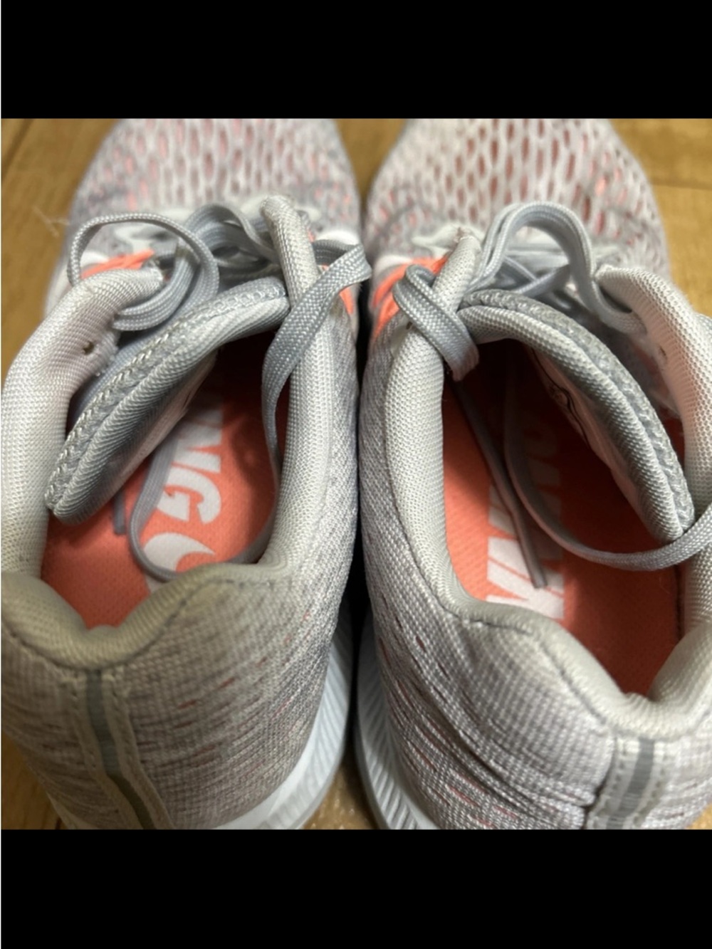 Nike Women’s Lightweight White & Coral Running Shoes - Picture 6 of 8